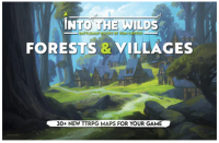 Into the Wilds - Battlemap Books: Forests & Villages