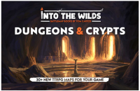 Into the Wilds - Battlemap Books: Dungeons & Crypts