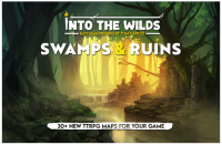 Into the Wilds - Battlemap Books: Swamps & Ruins