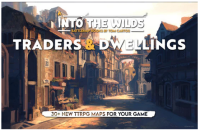 Into the Wilds - Battlemap Books: Traders & Dwellings