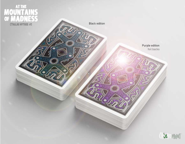 Cthulhu Mythos: Mountains of Madness Playing Cards Black Edition