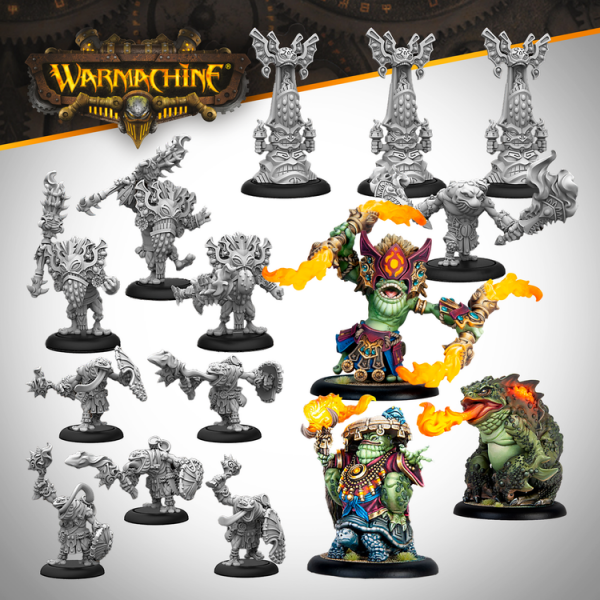 Warmachine: Southern Kriels - Fire Tongue Warriors Cadre