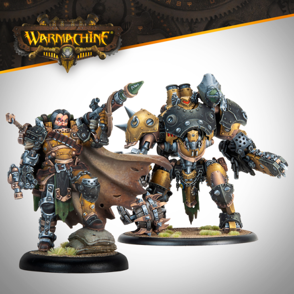 Warmachine: Mercenary - Magnus the Unstoppable and Invicus (Super Heavy Warjack)