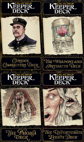 Call of Cthulhu RPG - Keeper Decks 2nd. Edition (EN)