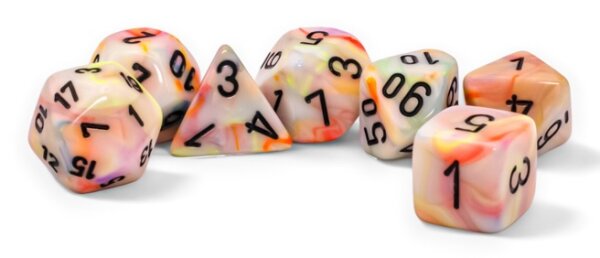Chessex Festive Mega-hedral 7-Die Set - Circus/black