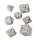 Bloodsucker Shimmering Dice Set: White & Gold (7)