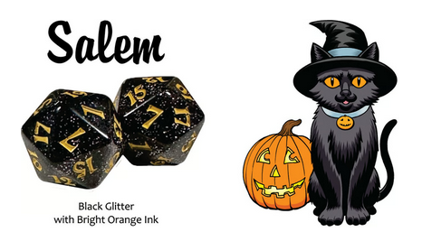 Kitty Clacks Dice Set Salem (7)