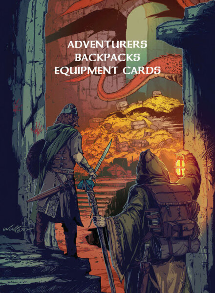 Adventurers Backpack Equipment Cards (EN)