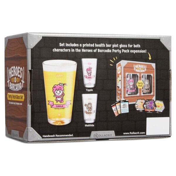 Heroes of Barcadia: Party Pack Glass Set