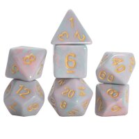 RPG Dice Set (7) Unicorn Pink
