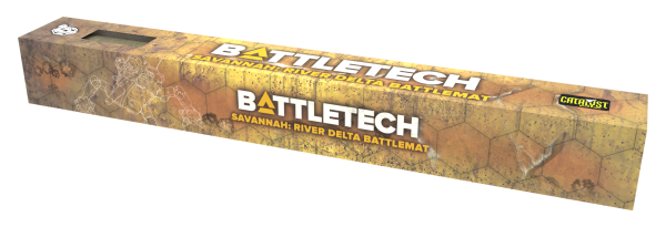 BattleTech: Neoprene BattleMat Savannahs River Delta/City Ruins