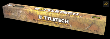 BattleTech: Neoprene BattleMat Savannah Sinkhole/Mountain Lake