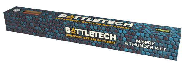 BattleTech: Neoprene BattleMat Legendary Battles Thunder Rift/Misery
