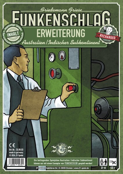 Funkenschlag: Recharged Version - Australien/Indischer Subkontinent (DE)