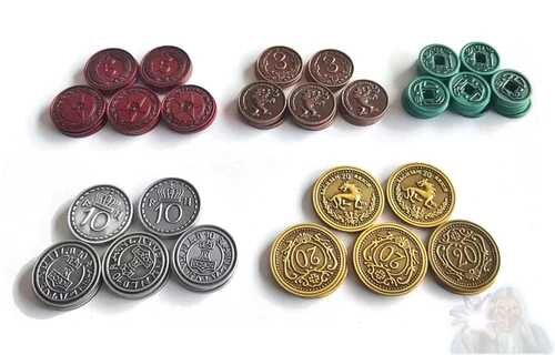 Scythe & Expeditions Metal Coins (80)
