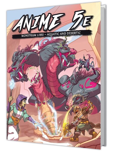 Anime 5E RPG: Monstrum Libri Volume 2 - Aquatic and Desertic (EN)