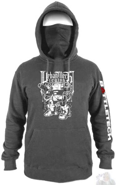 BattleTech: Hoodie UrbanMech Legion Size 2XL Gry