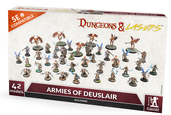 Dungeons & Lasers: Armies of Deuslair Soldiers