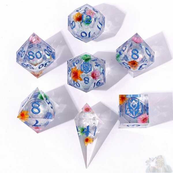 Sharp Edge Liquid Core RPG: Dice Set Mana Blossom (7)