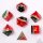 Captured Magic Sharp Edge Resin Dice Set: Summers Vibe (7)