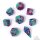 8 Piece RPG Dice Set: Frostbloom