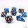 8 Piece RPG Dice Set: Mystic Nebula