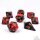 8 Piece RPG Dice Set: Blood Pact