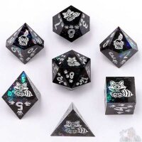 Captured Magic Sharp Edge Resin Dice Set: Raccoons Reward...
