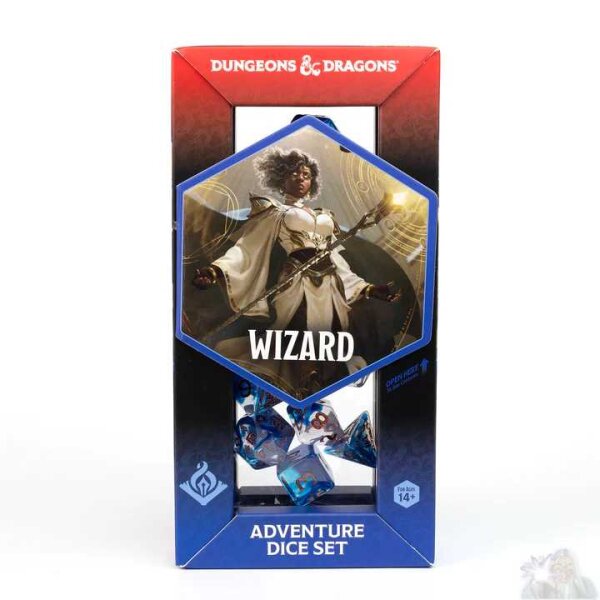 D&D Adventure Dice: Wizard Blue (17)