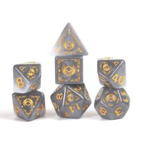 D&D Adventure Dice: Paladin White/Grey (14)
