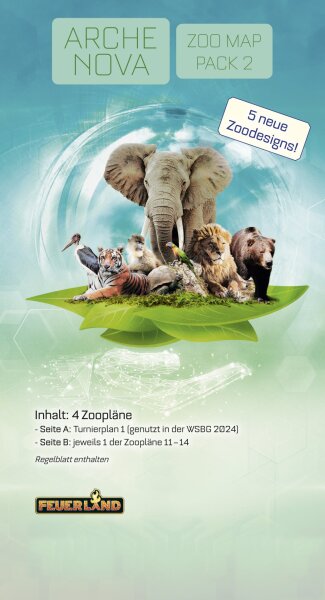 Arche Nova: Zoo Map Pack 2 (DE)