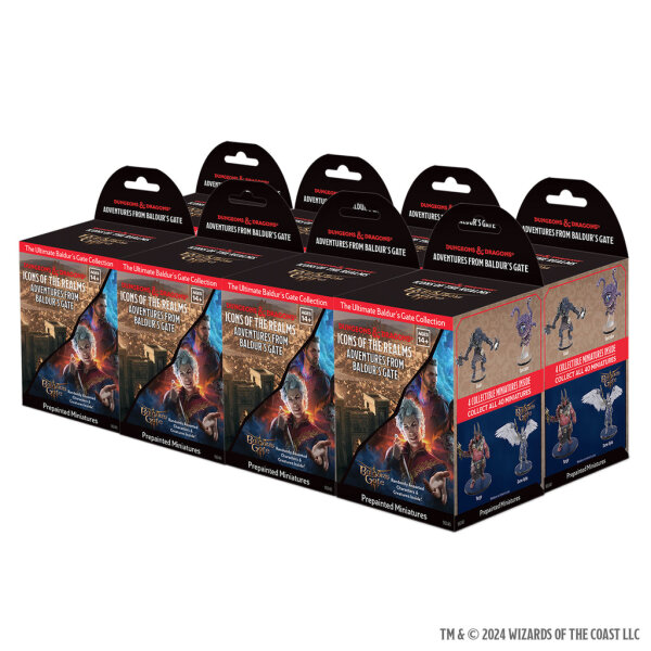 D&D Icons of the Realms: Adventures from Baldurs Gate Booster Brick (8) (EN)