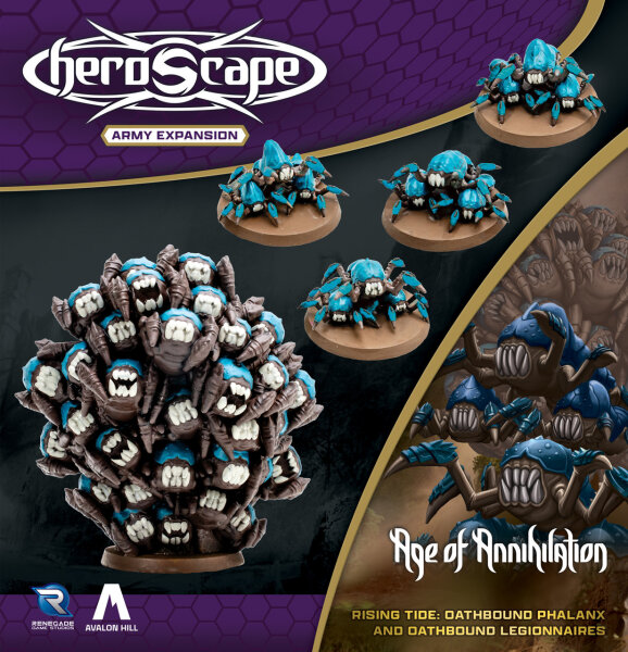 HeroScape: Rising Tide - Oathbound Phalanx & Legionnaires Army Expansion (EN)