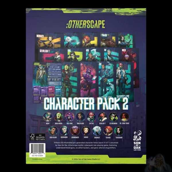 Otherscape RPG: Character Folios Pack #2 (EN)