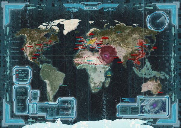 Knight An Avalon RPG: World map