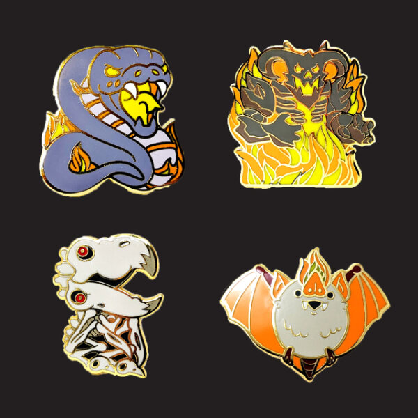 Humblewood Tales: Enamel Pins Enemies