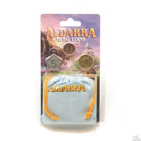 Aldarra: Metal Coins & Blue Bag (EN)
