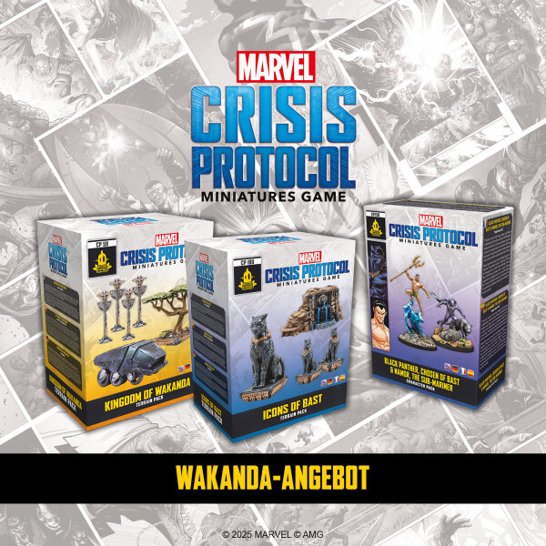 Marvel: Crisis Protocol - Wakanda-Bundle (DE/EN)