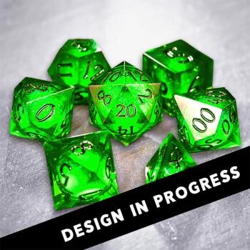 Teenage Mutant Ninja Turtles RPG: Mutagen Green Dice Set (EN)