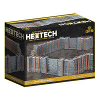 HexTech: Trinity City Fortress Walls (24) Grey