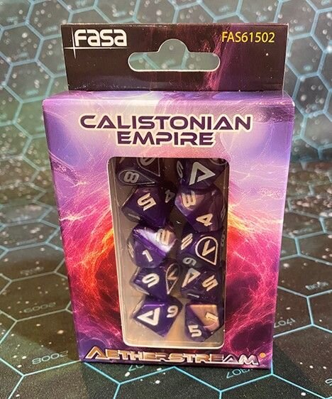 Interceptor: Callistonian Empire Dice Set