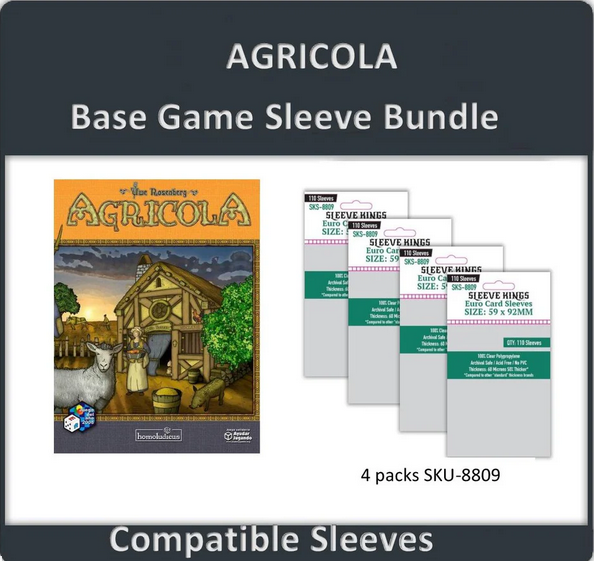 Agricola Base Game Sleeve Bundle