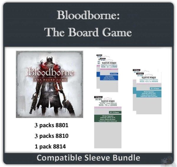 Bloodborne Boardgame Sleeve Bundle