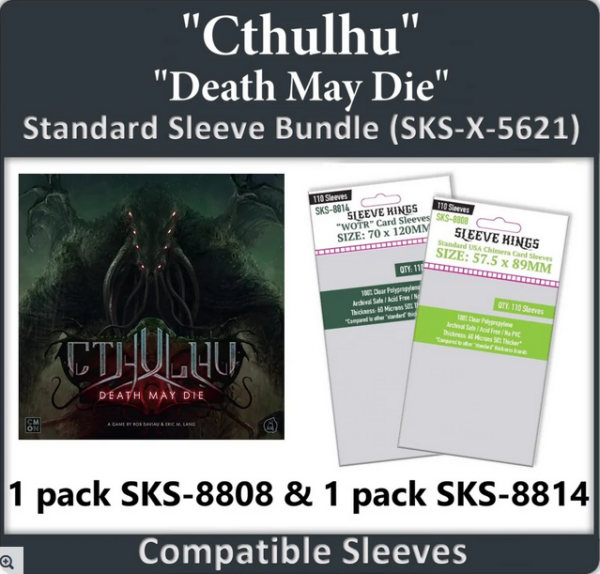 Cthulhu Death May Die Sleeve Bundle