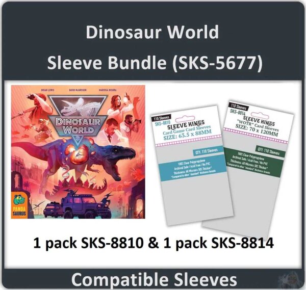 Dinosaur World Sleeve Bundle