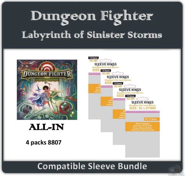 Dungeon Fighter Labyrinth of Sinister Storms All In Sleeve Bundle