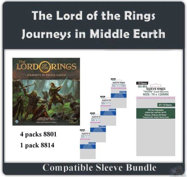 Lord of the Rings Journeys in Middle Earth Sleeve Bundle