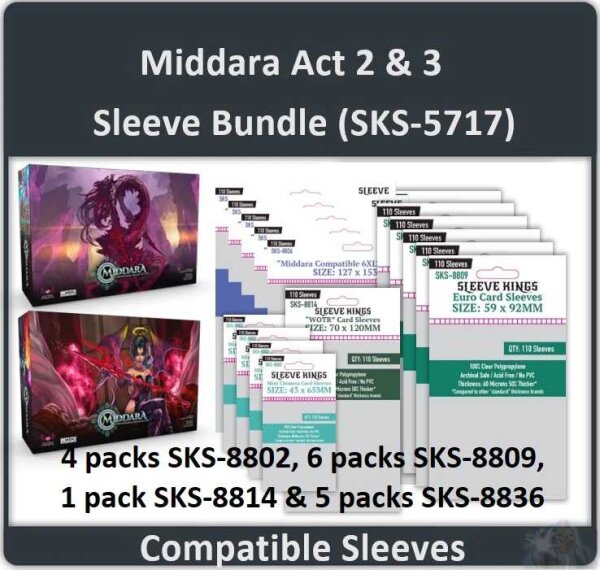 Middara Act 2 & 3 All In Sleeve Bundle