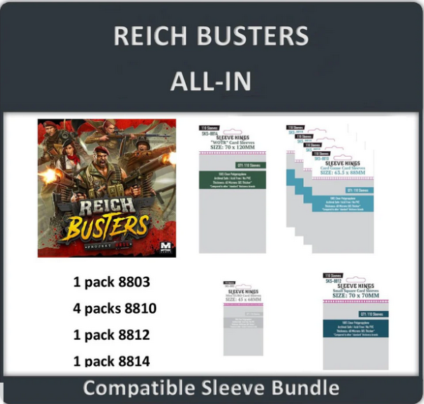 Reich Busters Project All In Pledge Sleeve Bundle