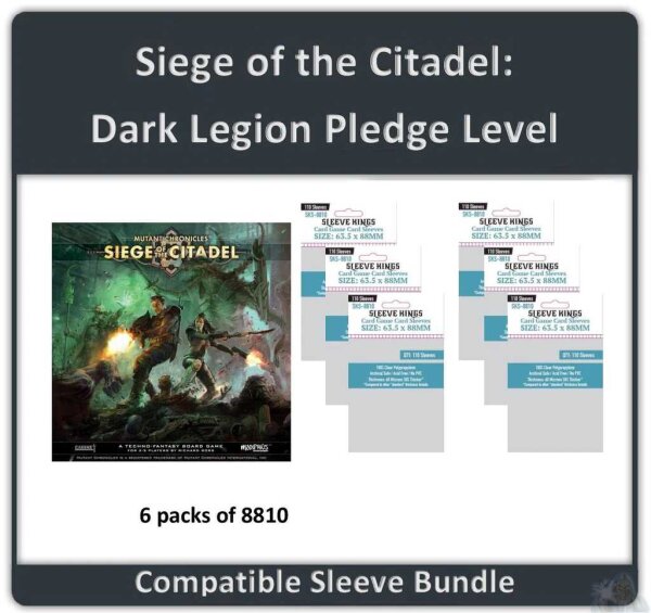Siege of the Citadel Dark Legion Pledge Level Sleeve Bundle